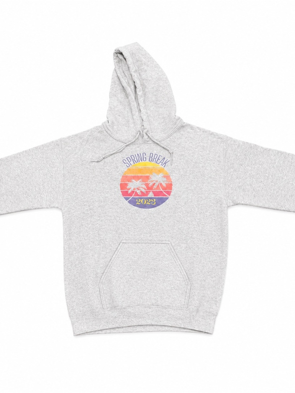 Gildan Heavy Blend Spring Break 2023 Retro Graphic Pullover Hoodie S